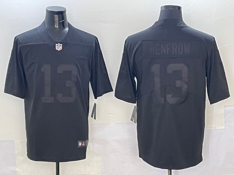 Men's Las Vegas Raiders Hunter Renfrow #13 Black Jersey